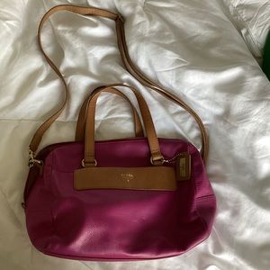 Pink Fossil Purse